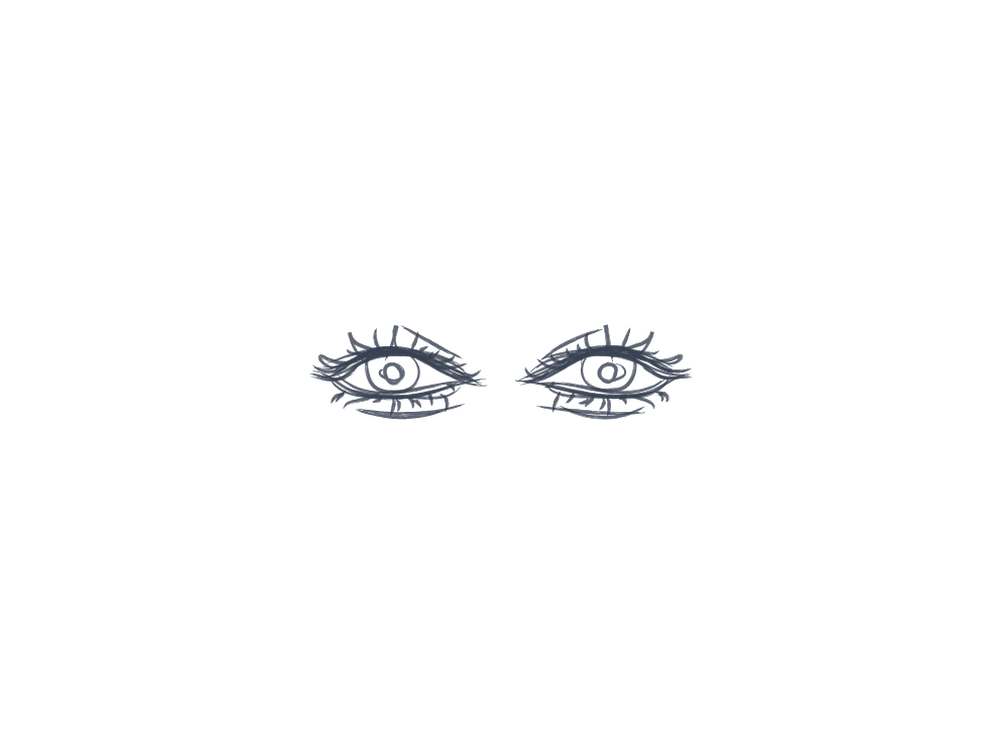 Character eyes illustration