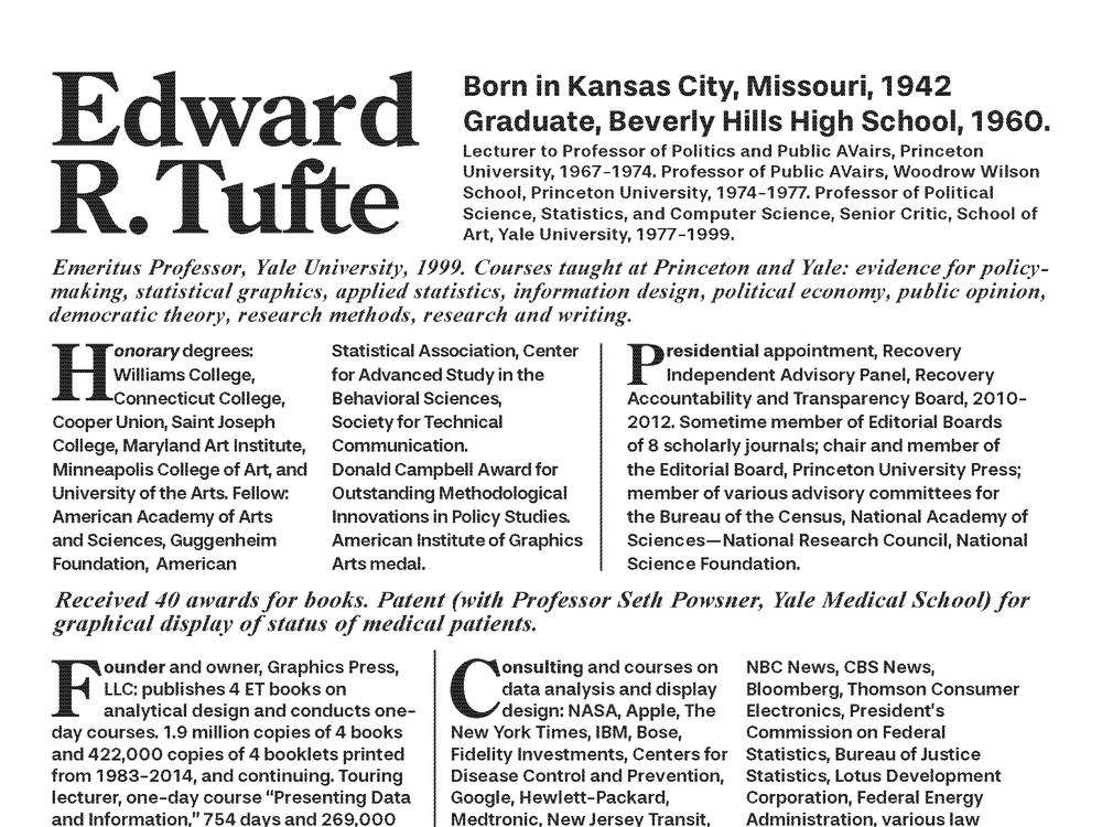 Résumé / CV layout